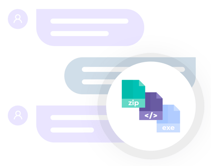 Restrict your customers from sending potentially unsafe files File transfer limitation